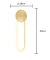 ARANDELA LED OLSON 3000K 13W BIVOLT 45X18CM MADEIRA, ACRÍLICO E METAL DOURADO - HEVVY SL-5912S/W1 BRASS - comprar online