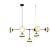 PENDENTE MOON Ø150CM VIDRO E METAL - HEVVY SL-0567S/H1