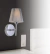 ARANDELA CLAUDIA Ø14X26CM SEDA E METAL - HEVVY L-0001/W1 WH (93)