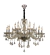 LUSTRE PENDENTE MARIA THEREZA 15 BRAÇOS Ø84X66CM CRISTAL, VIDRO E METAL - HEVVY SL-9840/H15 CHP - Móveis planejados, Móveis soltos, Iluminação, Cortinas e Persianas, Decoração,Floricultura Permanente, Tapetes e Papel de Parede 