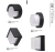 ARANDELA LED OUT REDONDO EXTERNO 4200K 12W BIVOLT Ø16,9X10CM ABS PRETO - HEVVY O-2360B/12 PT Hevvy na internet