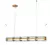 PENDENTE GLACIES TRANSPARENTE / DOURADO 1XLED 20W