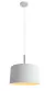 Pendente Bot Branco e Nickel (d)35cm (a)35cm 1x40w E27 - HM034GR