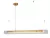PENDENTE MACCHIATO TRANSPARENTE / DOURADO 1XLED 20W