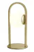 Abajur Ploc Dourado e Branco (d)15,5cm (a)31,5cm 1x4,8w 3000k 288lm Led - HM028G
