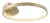Plafon Milenium Dourado (d)50cm (a)7cm 1x31w 3000k 2325lm Led - Plafon de Sobrepor Millenium Gold e Clear (d)50cm (a)6cm 1x18w 3000k Led - OC027AL