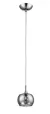 Pendente Soho Cromado e Transparente (d)16cm (a)13cm 1xg9 25w - HO7613