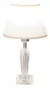 Base Para Abajur Kristalo Cromado e Transparente (c)8cm (l)8cm (a)27cm 1xe27 40w - XL002