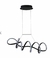 Pendente Zig Preto (c)84cm (l)22cm (a)21cm 1x35w 3000k 1800lm - TP003B - comprar online