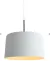 Pendente Bot Branco e Nickel (d)35cm (a)35cm 1x40w E27 - HM034GR - comprar online