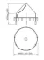 Pendente Platinum Circular - 16931 - Móveis planejados, Móveis soltos, Iluminação, Cortinas e Persianas, Decoração,Floricultura Permanente, Tapetes e Papel de Parede 