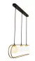 Pendente Beat Preto e Dourado (c)68cm (l)12cm (a)18cm 3x75w G9 - Pendente Beat Black Gold e White (c)68cm (l)12cm 3x75w G9 - HL024 - Móveis planejados, Móveis soltos, Iluminação, Cortinas e Persianas, Decoração,Floricultura Permanente, Tapetes e Papel de Parede 