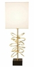 Base Para Abajur Veneto Dourado (d)13cm (a)54cm 1xe27 40w - MI003