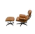 POLTRONA EAMES CARAMELO COM PUFF - Cod. OR-1208CARAMELO na internet
