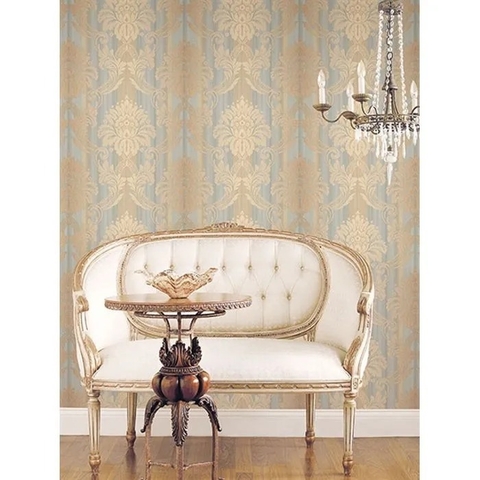 Classic Silks 2 - Sandra Damask CÓDIGO: CS35603 FABRICANTE: NORWALL RAPPORT: 53 CM METRAGEM: 10M X 52CM