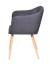 CADEIRA CHARLA LINHO GRAFITE BASE METAL COR MADEIRA - Cod. OR-1126BMGRAFITE - Móveis planejados, Móveis soltos, Iluminação, Cortinas e Persianas, Decoração,Floricultura Permanente, Tapetes e Papel de Parede 