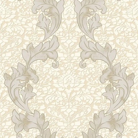 Concerto - Layred Damask CÓDIGO: JC2003-2 BUCALO RAPPORT: 53 CM METRAGEM: 10 METROS X 53 CM