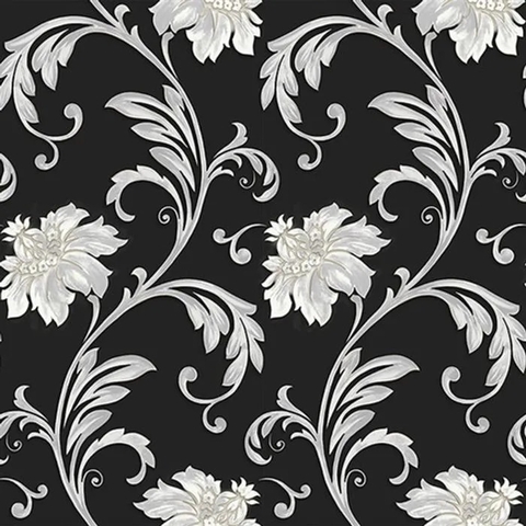 Concerto - Floral Scroll CÓDIGO: JC2006-5 BUCALO RAPPORT: 53 CM METRAGEM: 10 METROS X 53 CM