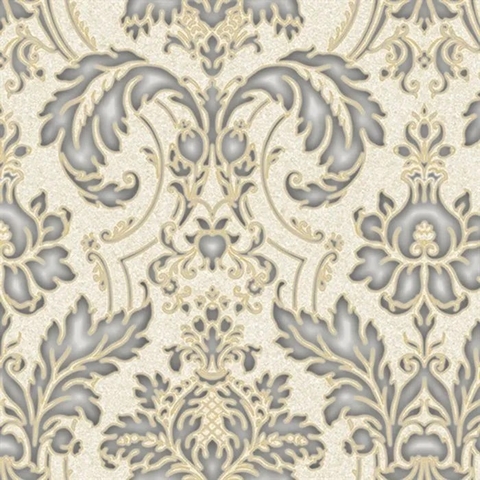 Concerto - Shimmering Damask CÓDIGO: JC2008-3 BUCALO RAPPORT: 60 CM METRAGEM: 10 METROS X 53 CM