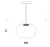 Pendente Balloon Dourado e Champanhe (l)26cm (a)18,2cm 1x9w 3000k 400lm Led - comprar online