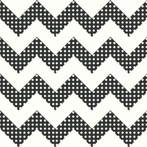 Cool Kids - Chevron com Bolinhas CÓDIGO: KS2311 FABRICANTE: YORK RAPPORT: 52,1 CM METRAGEM: 10M X 52CM