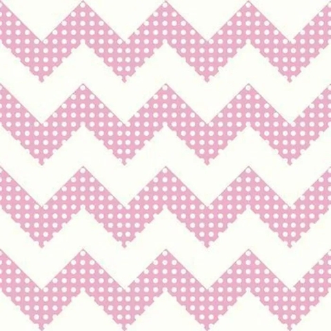 Cool Kids - Chevron com Bolinhas CÓDIGO: KS2313 FABRICANTE: YORK RAPPORT: 52,1 CM METRAGEM: 10M X 52CM