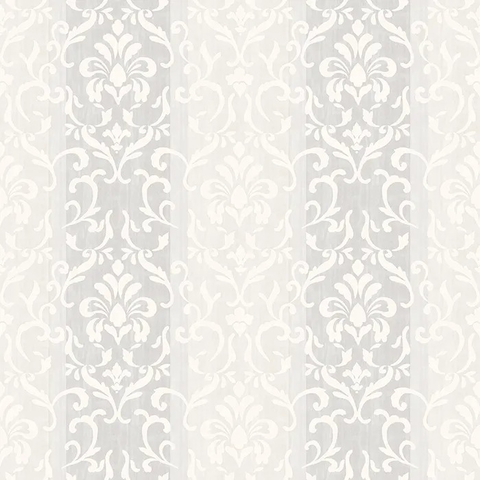 Alice - Adamascado CÓDIGO: LL00219 FABRICANTE: QTP - THE PAPER PARTNERSHIP RAPPORT: 53CM METRAGEM: 10M X 53CM BEGE