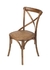 CADEIRA CROSS EM MADEIRA ESCURA ASSENTO EM RATTAN Cod. OR-1150MADEIRAESCURA - comprar online