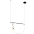 PENDENTE NEXUS H1 20X80CM VIDRO E METAL - TKS PRELÚDIO 1938 TKS Prelúdio Iluminação