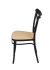 CADEIRA PLATS EM POLIPROPILENO PRETA E SIMULANDO RATTAN NO ASSENTO - Cod. OR-1146PRETA - Móveis planejados, Móveis soltos, Iluminação, Cortinas e Persianas, Decoração,Floricultura Permanente, Tapetes e Papel de Parede 