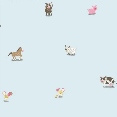 Brothers and Sisters - Bichinhos CÓDIGO: SB7695-C BUCALO RAPPORT: 52,1CM METRAGEM: 10M X 52CM