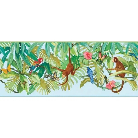 077Brothers and Sisters - Selva FAIXA CÓDIGO: SB7708-H BUCALO RAPPORT: 122 CM METRAGEM: 4,57 METROS X 0,44 M