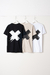 OVERSIZED ESTAMPADA "X" - Bertens