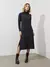 VESTIDO FRANCIS MOLETOM RAMADO PRETO PINK POA - comprar online