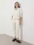 CALCA LUDY MALHA CORDUROY OFF PINK POA - comprar online