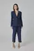 BLAZER ABOTOAMENTO COSTAS EM LINHO MARINHO CORI - comprar online
