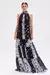 VESTIDO LONGO PLISSE DOTS PRETO PATBO - comprar online