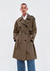 TRENCH COAT LONGO GIGI VERDE QUIABO IORANE - loja online