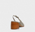 SCARPIN SLINGBACK CLASSICO SALTO BLOCO CINZA CARRANO na internet