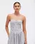 VESTIDO MIDI CORSET CINZA PATBO - comprar online