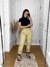 CALÇA JEANS BAGGY NUDE