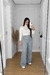 Calça Pantalona Risca De Giz Lucia