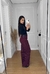 Calça Pantalona Risca De Giz Lucia na internet