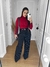 Calça Pantalona Risca De Giz Lucia - comprar online