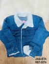 Jaqueta Sal & Pimenta Jean com Pelinho - REF 0076 - comprar online