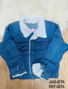 Jaqueta Sal & Pimenta Jean com Pelinho - REF 0076 - comprar online