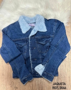 Jaqueta Sal & Pimenta Jean com Pelinho - REF 0046 - comprar online