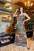 Vestido longo babado essência natureza
