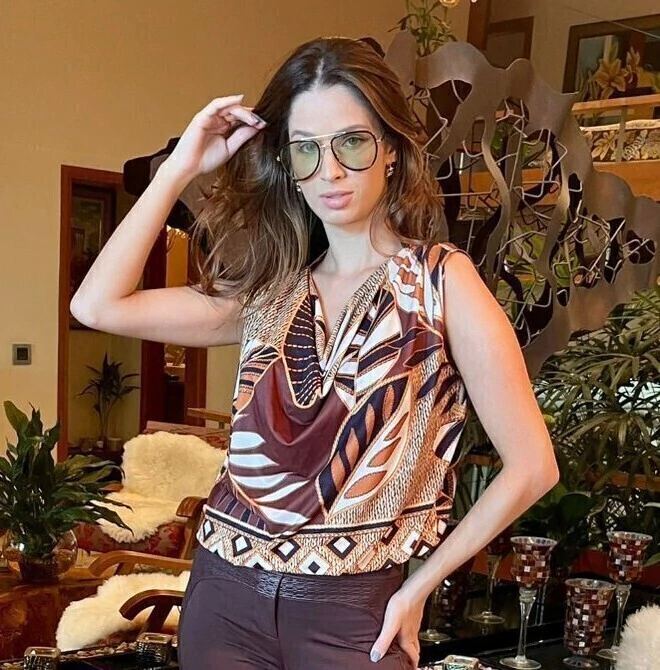 Blusa Grapeada outono terroso