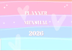 Planner Mensual 2026 DIBU - Libreria & Artistica Dibu